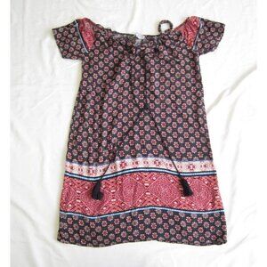 Women's Emma G Hobo Gypsy Short Sleeve Blouse Sz M (WB154)